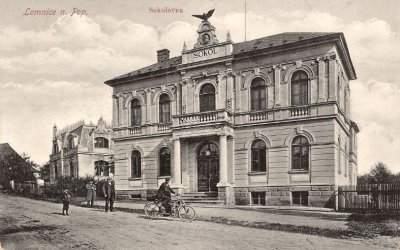 Sokolovna kolem r. 1910 