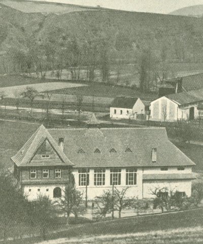 Novostavba sokolovny (Zdroj: časopis Sokol 1928)